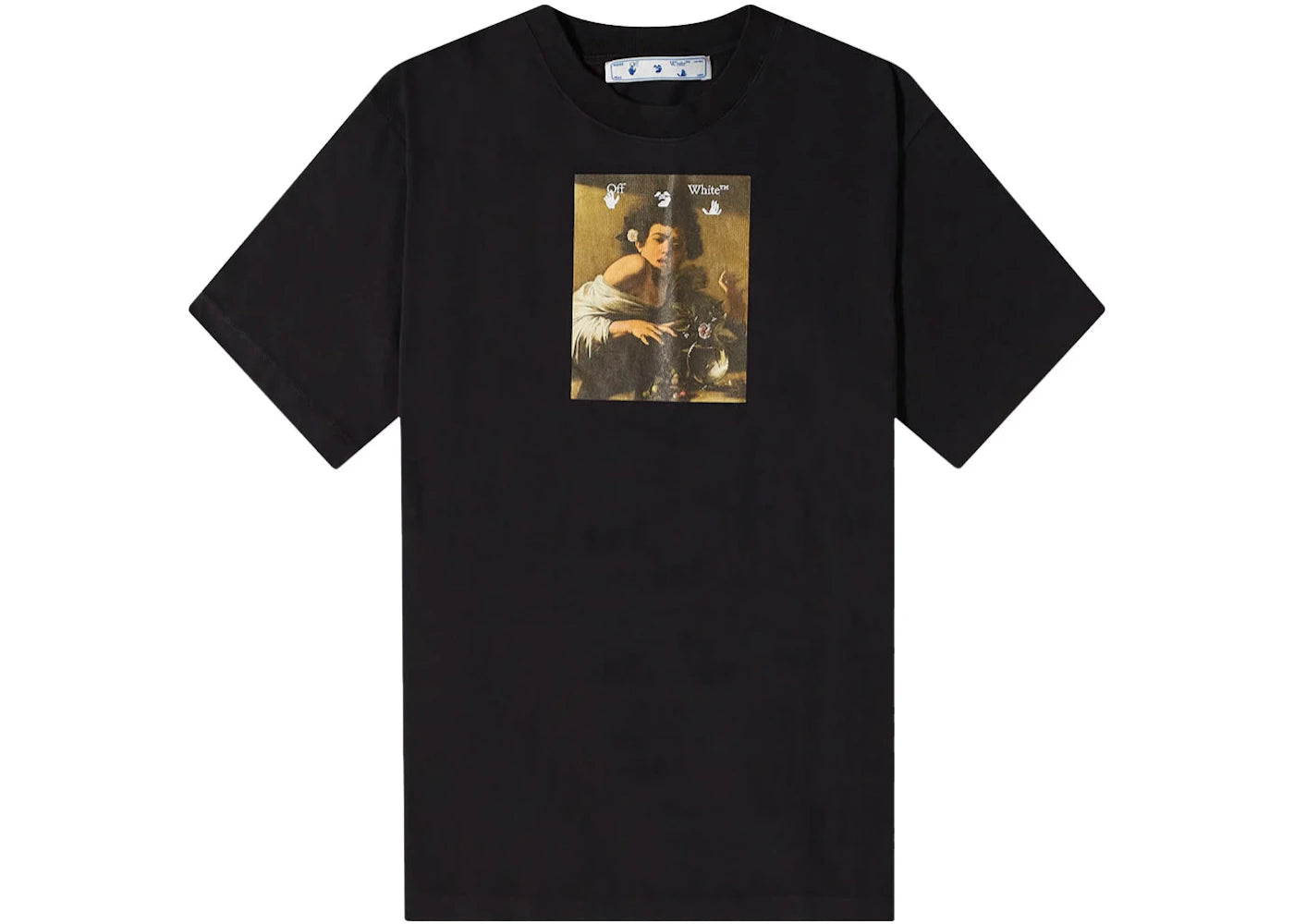 OFF-WHITE Caravaggio Boy Over T-Shirt Black