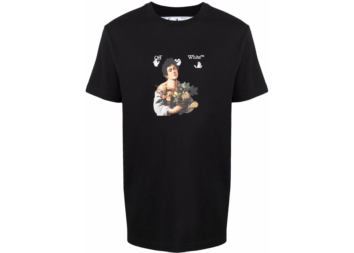 OFF-WHITE Caravaggio Boy T-shirt Black/White