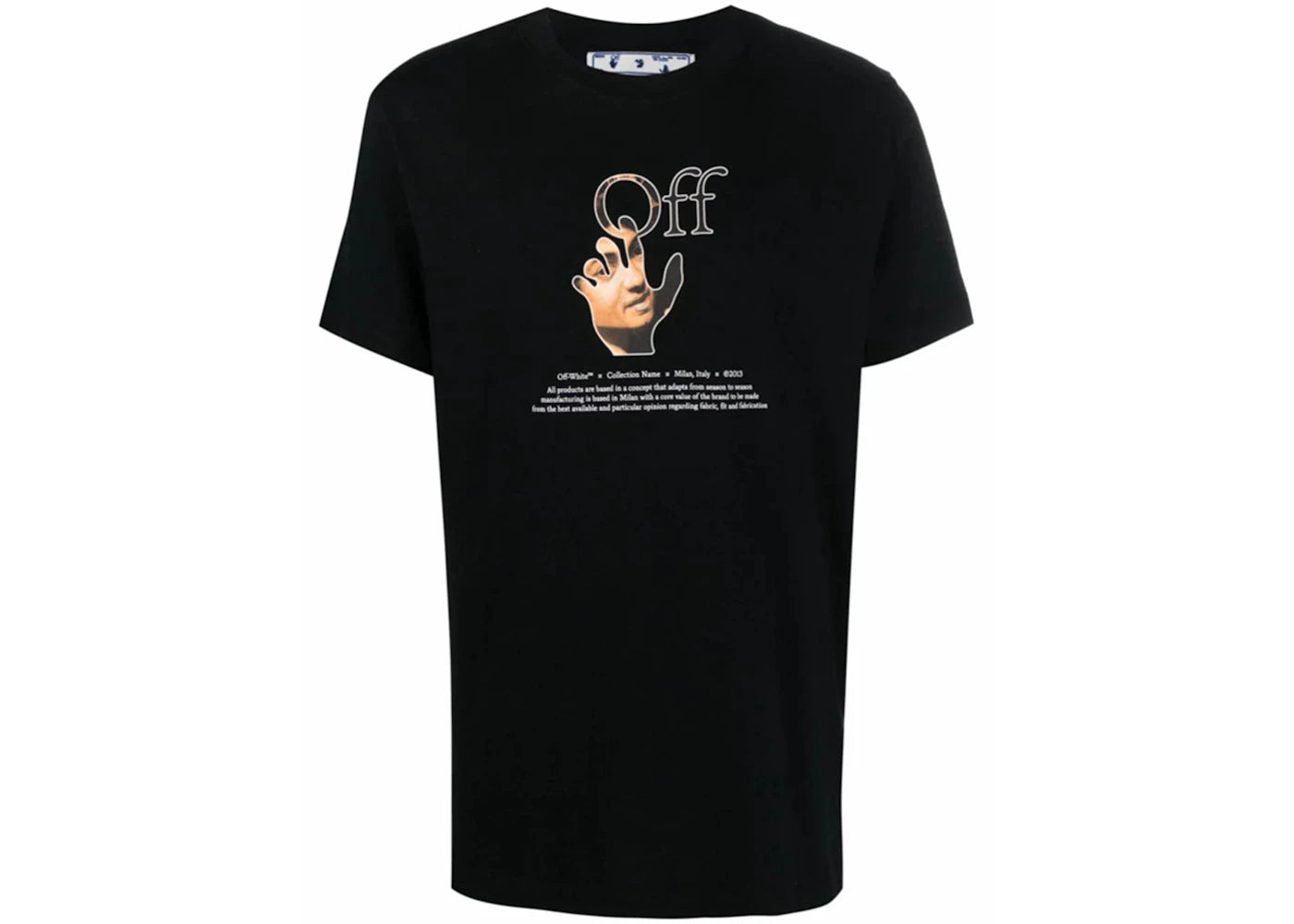 OFF-WHITE Caravaggio Hands Off Logo T-Shirt Black