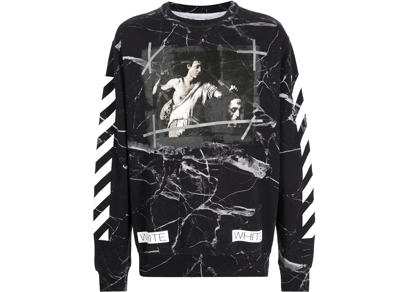 OFF-WHITE Caravaggio Painted Sweatshirt Black