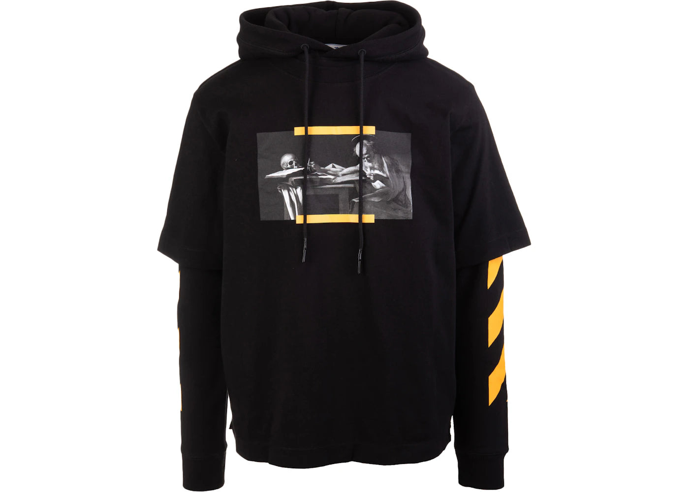 OFF-WHITE Caravaggio Painting Hoodie Black