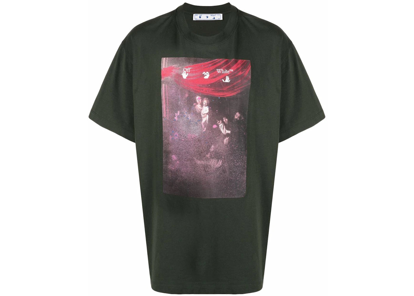 OFF-WHITE Caravaggio Painting T-shirt Green