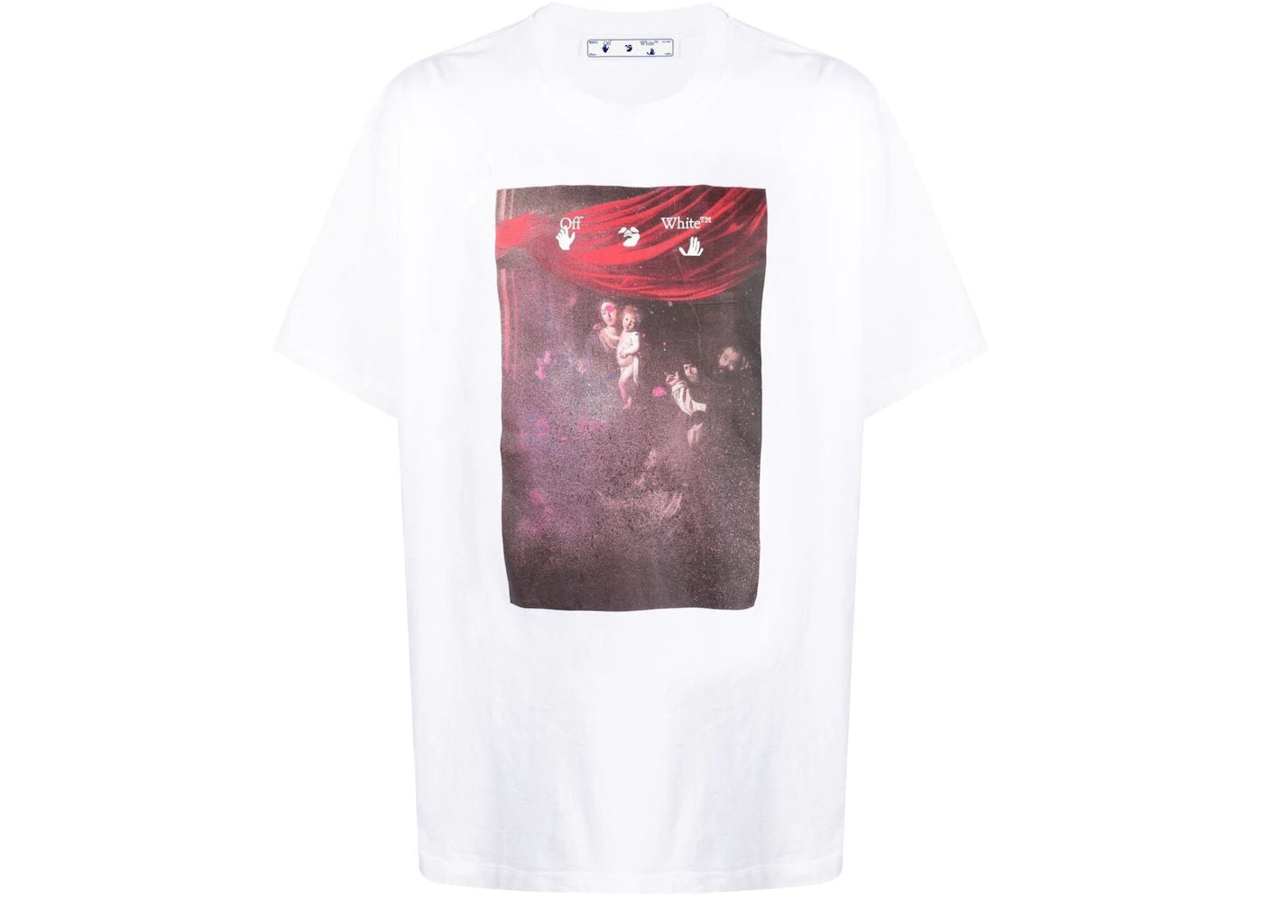 OFF-WHITE Caravaggio Painting Straight Fit T-shirt White