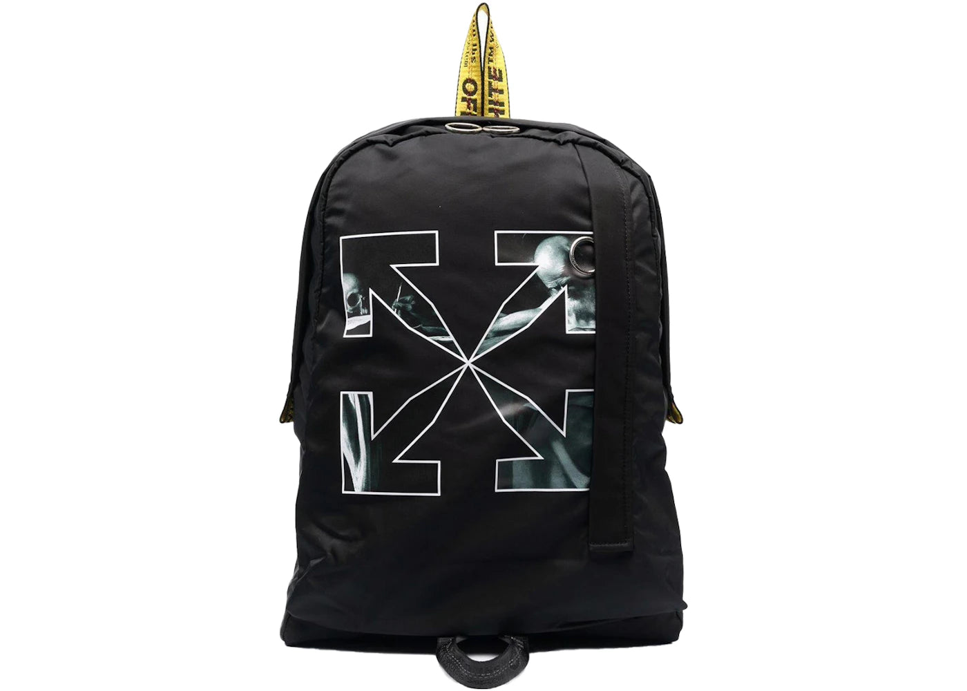 OFF-WHITE Caravaggio Saint Jerome Writing Arrows Backpack Black