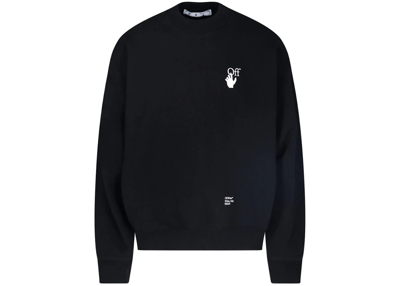 OFF-WHITE Caravaggio Saint Jerome Writing Arrows Sweatshirt Black