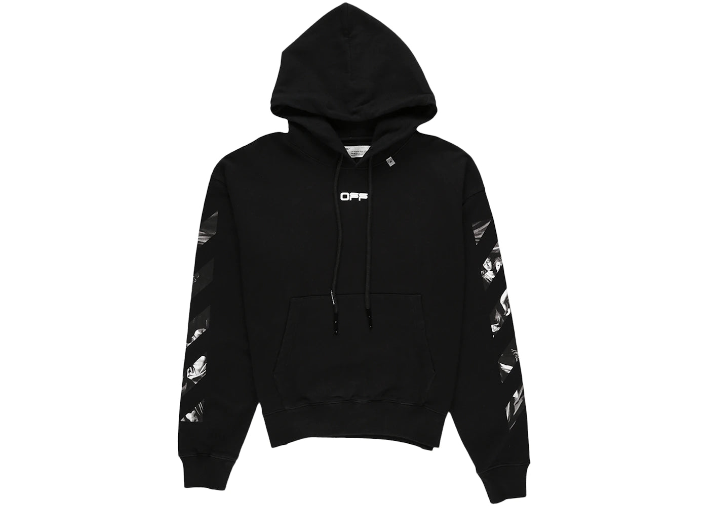 OFF-WHITE Caravaggio Square Over Hoodie Black/Multicolor