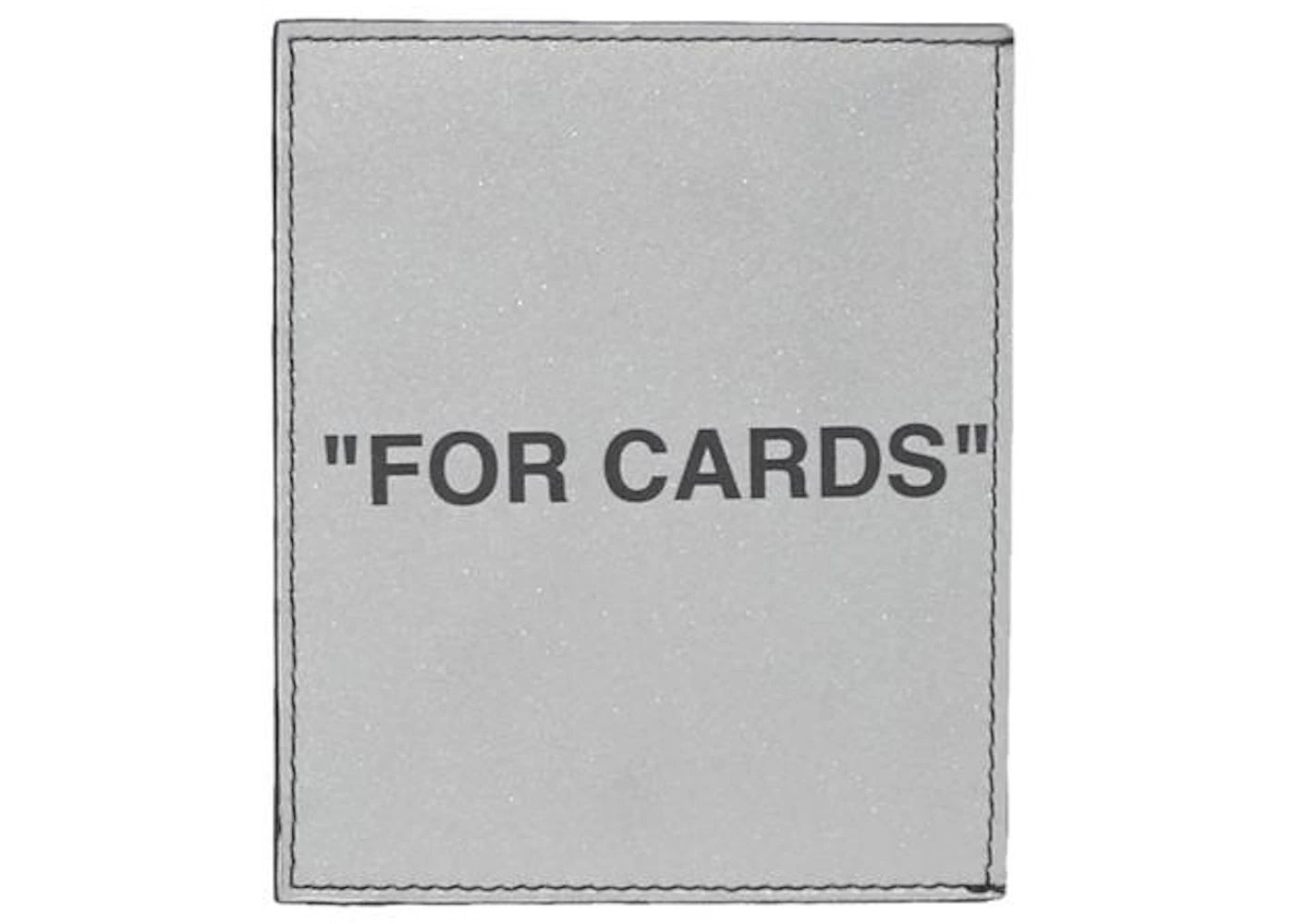 OFF-WHITE Card Holder "For Cards" (5 Card Slot) Silver