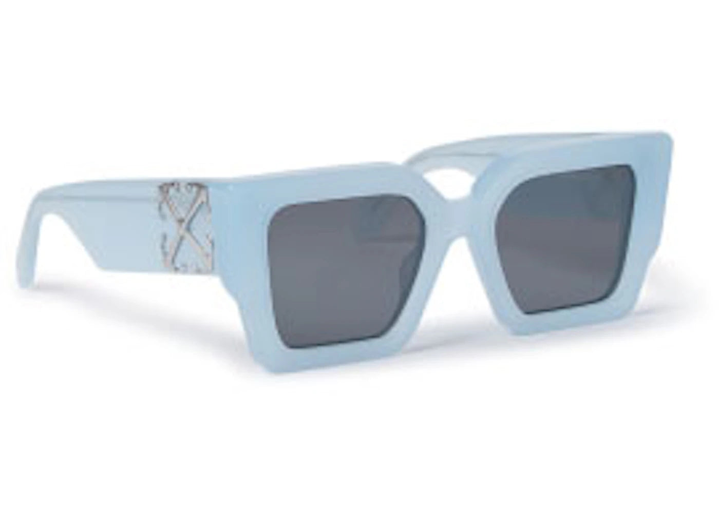 OFF-WHITE Catalina Square Sunglasses Light Blue/Dark Grey (OERI128S24PLA0014007-FR)