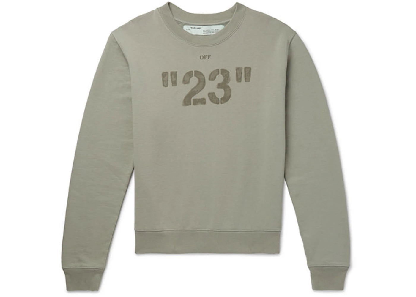 OFF-WHITE Class of 2013' Embroidered Sweatshirt Sage