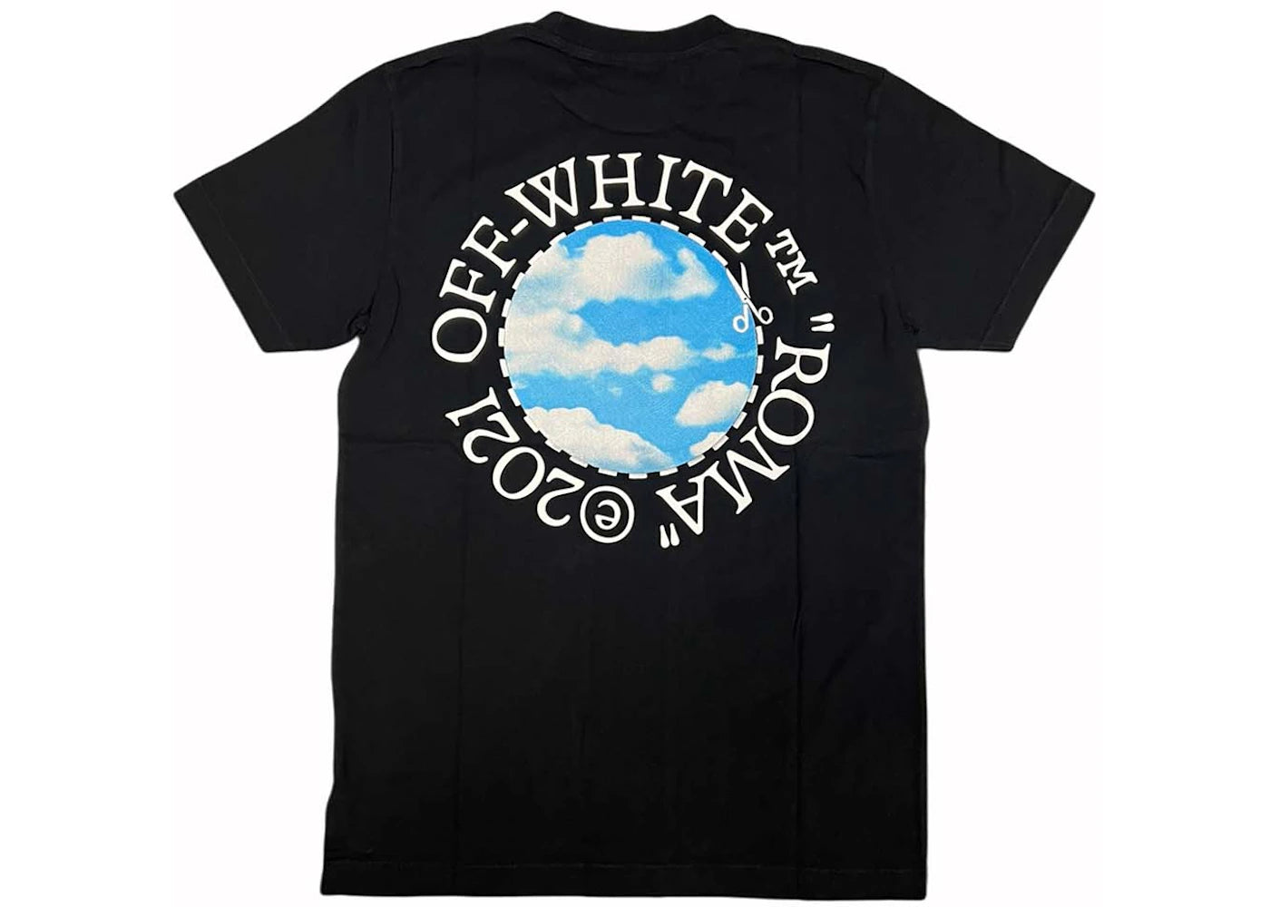 OFF-WHITE Clouds Slim S/S T-shirt Black