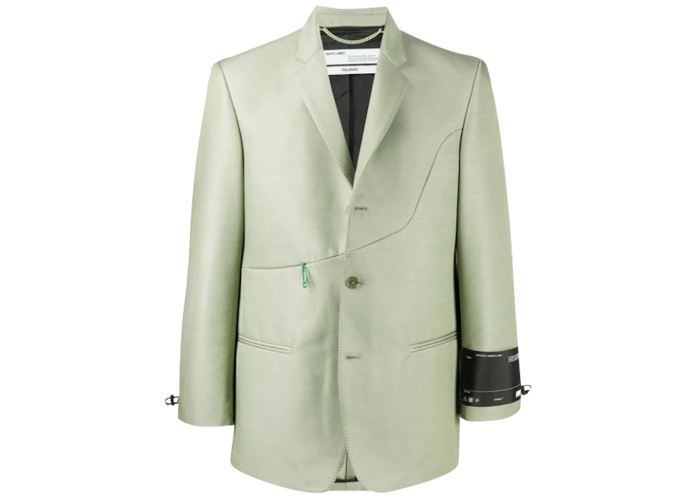 OFF-WHITE Contour Blazer Jacket Olive