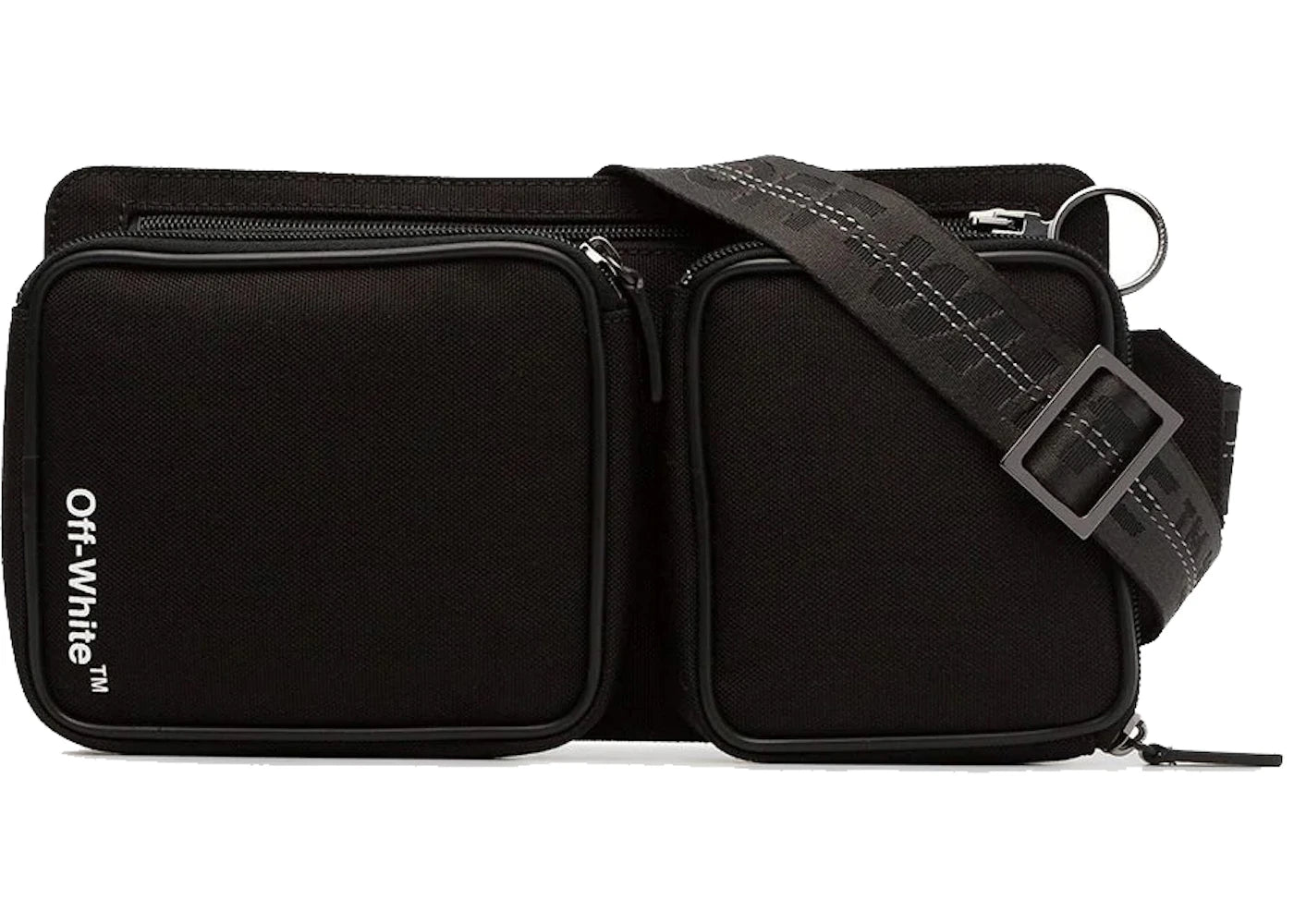 OFF-WHITE Cordura Logo Belt Bag Print Black