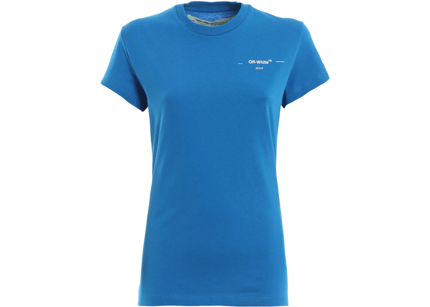OFF-WHITE Crest Logo T-shirt Blue