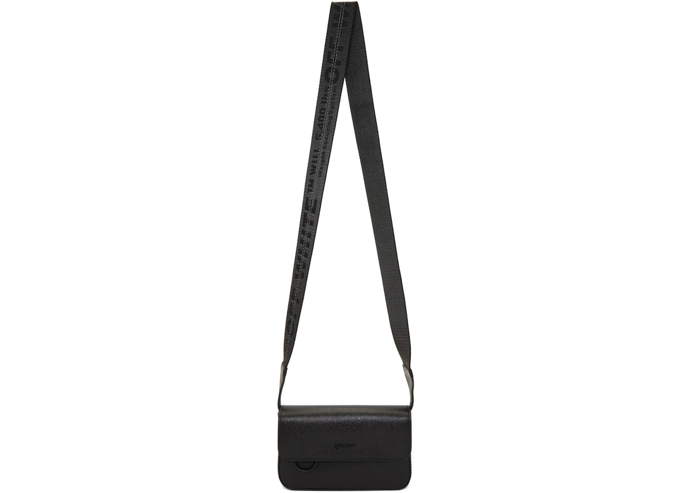 OFF-WHITE Crossbody Flap Bag Black