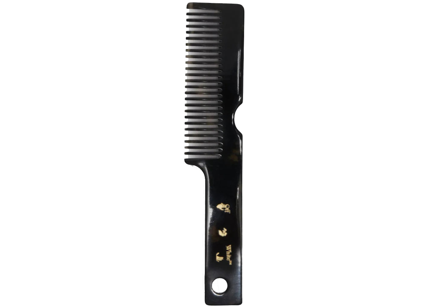 OFF-WHITE Dark Havana Gold Meteor Hair Comb