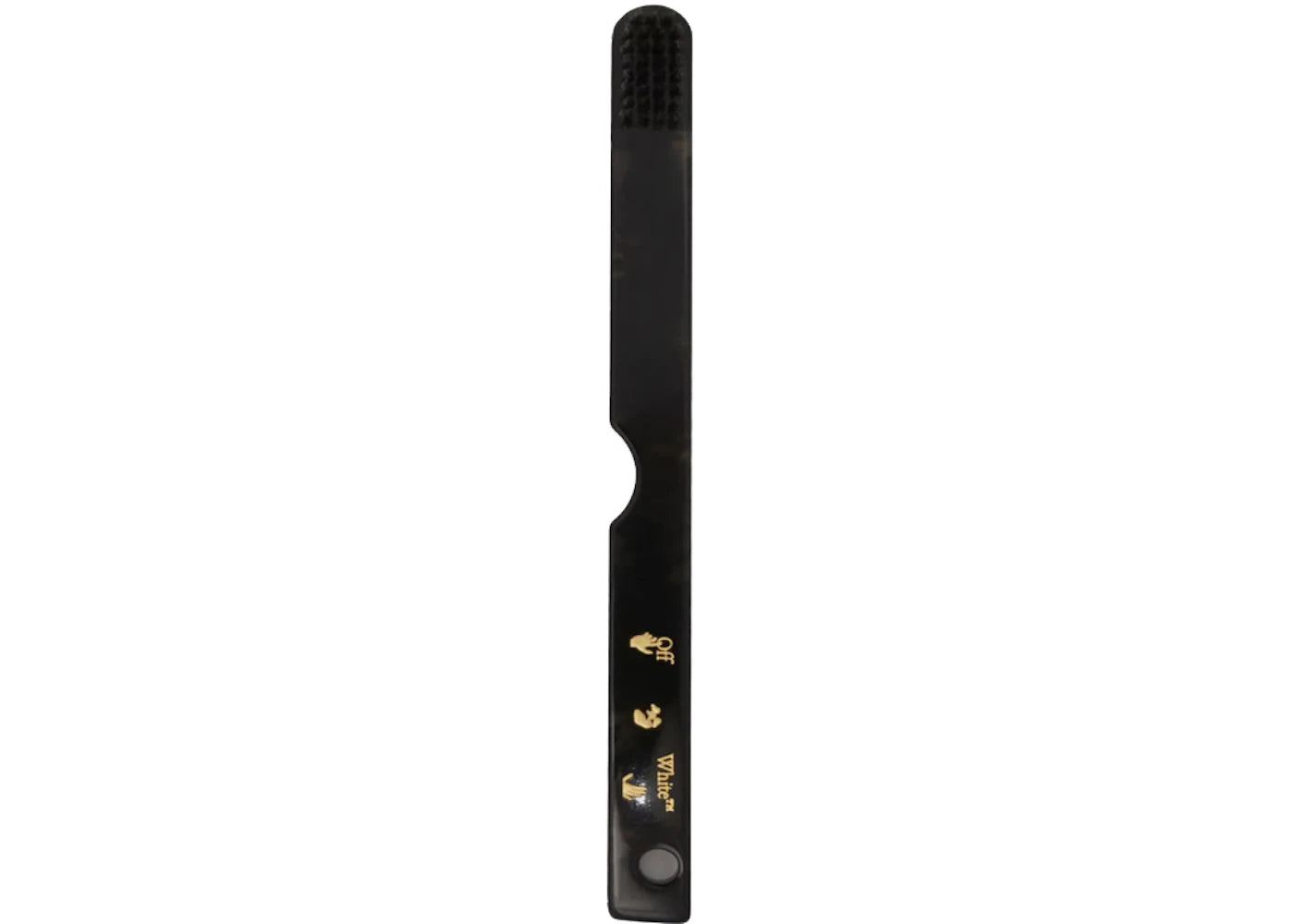 OFF-WHITE Dark Havana Gold Meteor Tooth Brush
