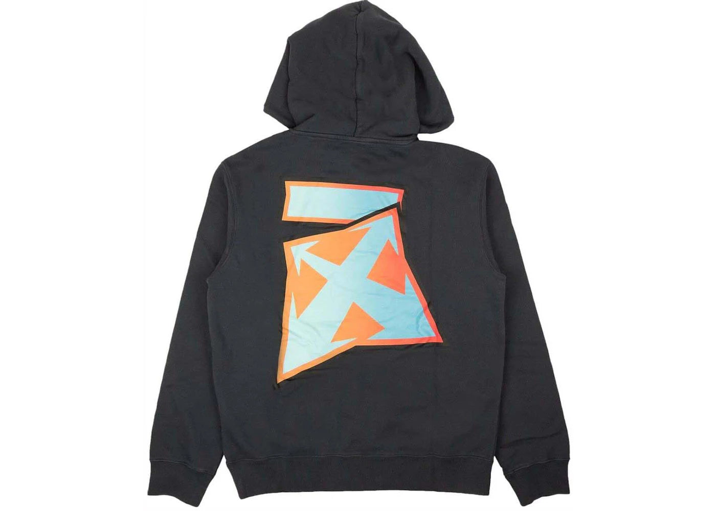 OFF-WHITE Degrade Thunder Outerspace Light Slim Hoodie Black