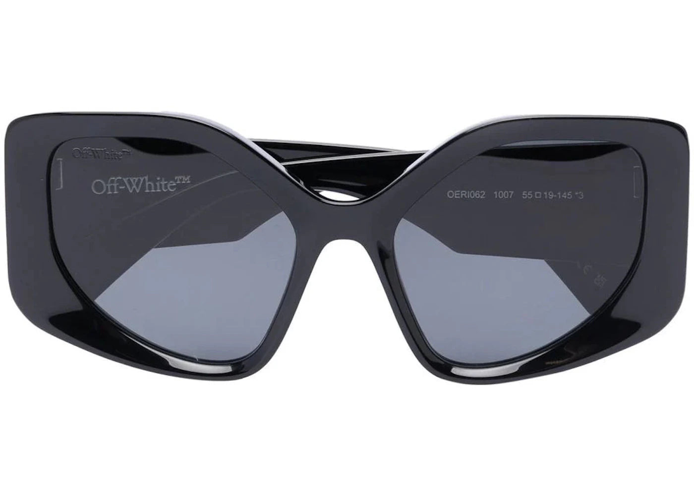 OFF-WHITE Denver Sunglasses Black/Dark Grey (OERI062S23PLA0011007)