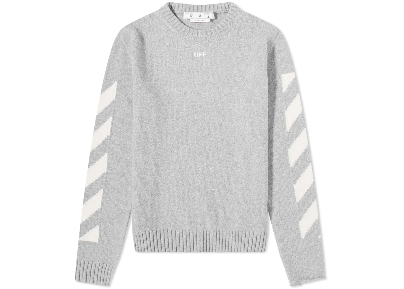 OFF-WHITE Diag Arrow Crewneck Grey/White