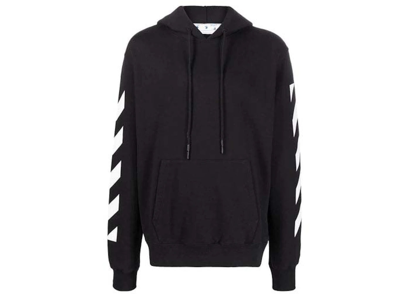 OFF-WHITE Diag Arrow Slim Hoodie Black