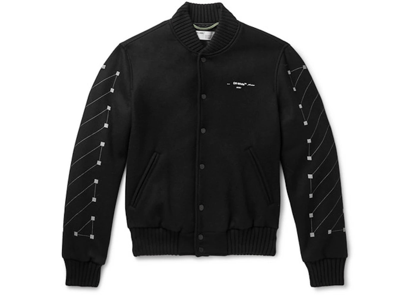 OFF-WHITE Diag Arrows Bomber Jacket Black/Grey