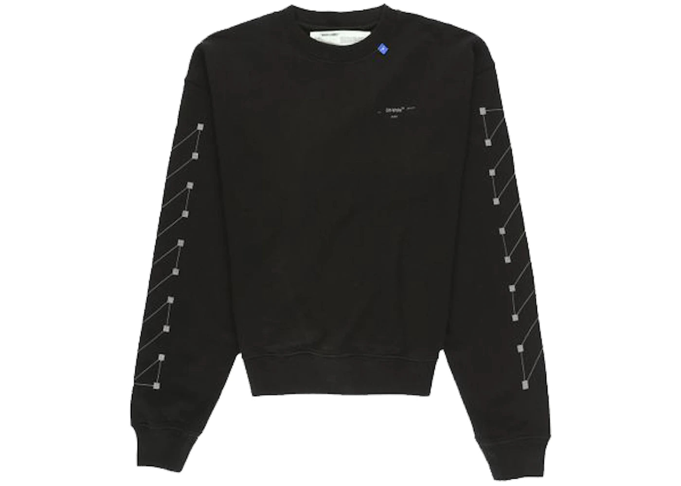 OFF-WHITE Diag Backbone Sweatshirt Black/Silver