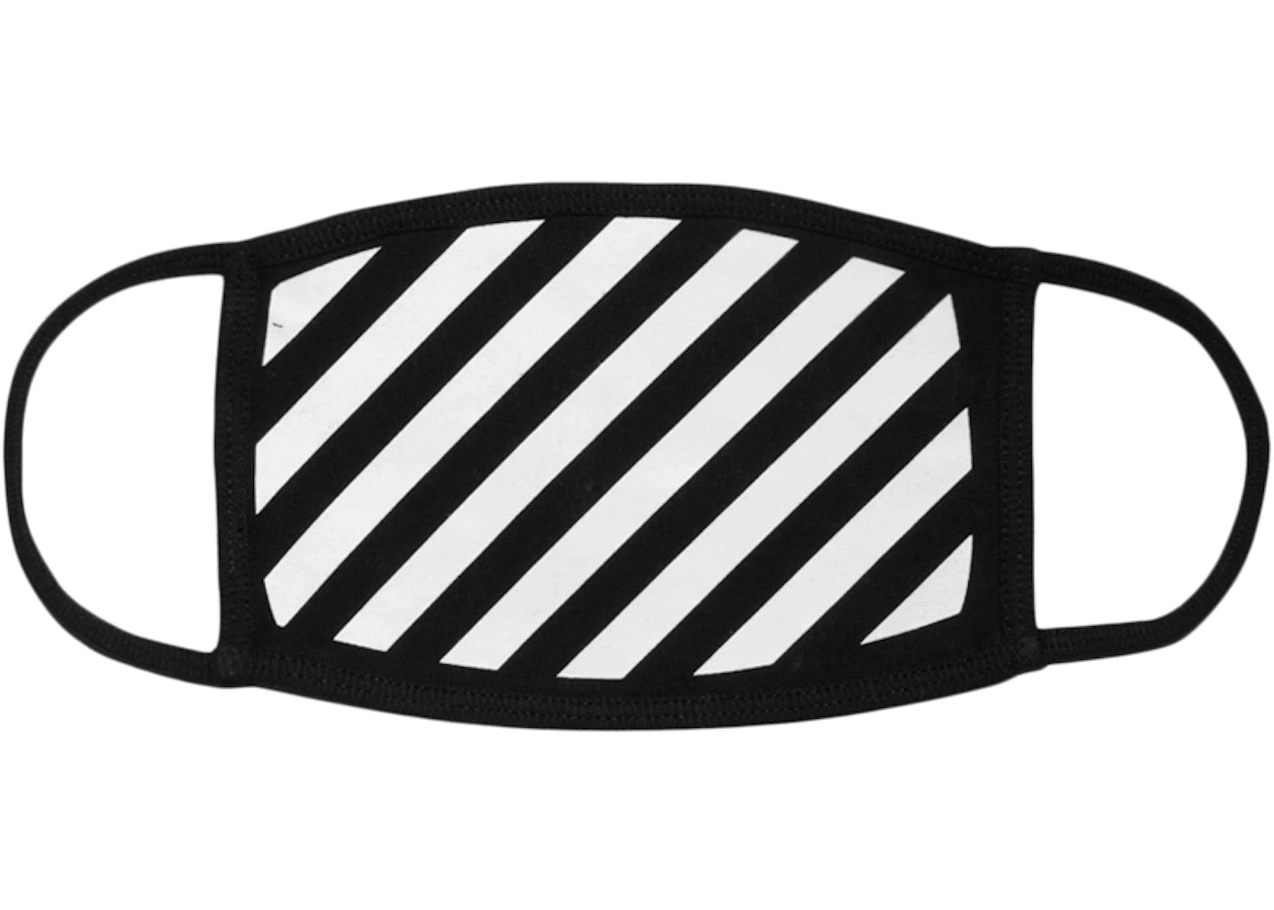 OFF-WHITE Diag Face Mask (SS19) Black/White