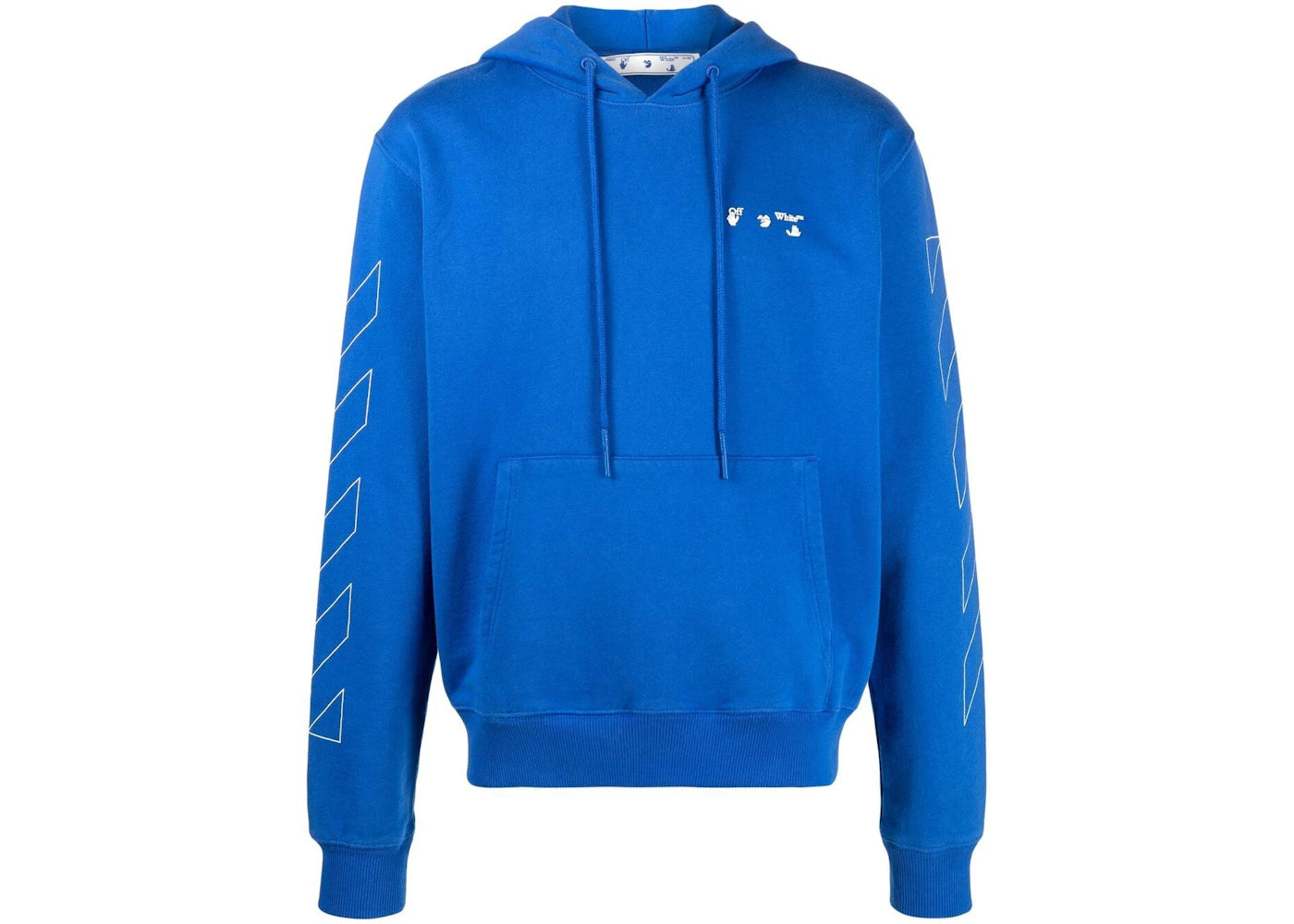 OFF-WHITE Diag Hoodie Blue/White