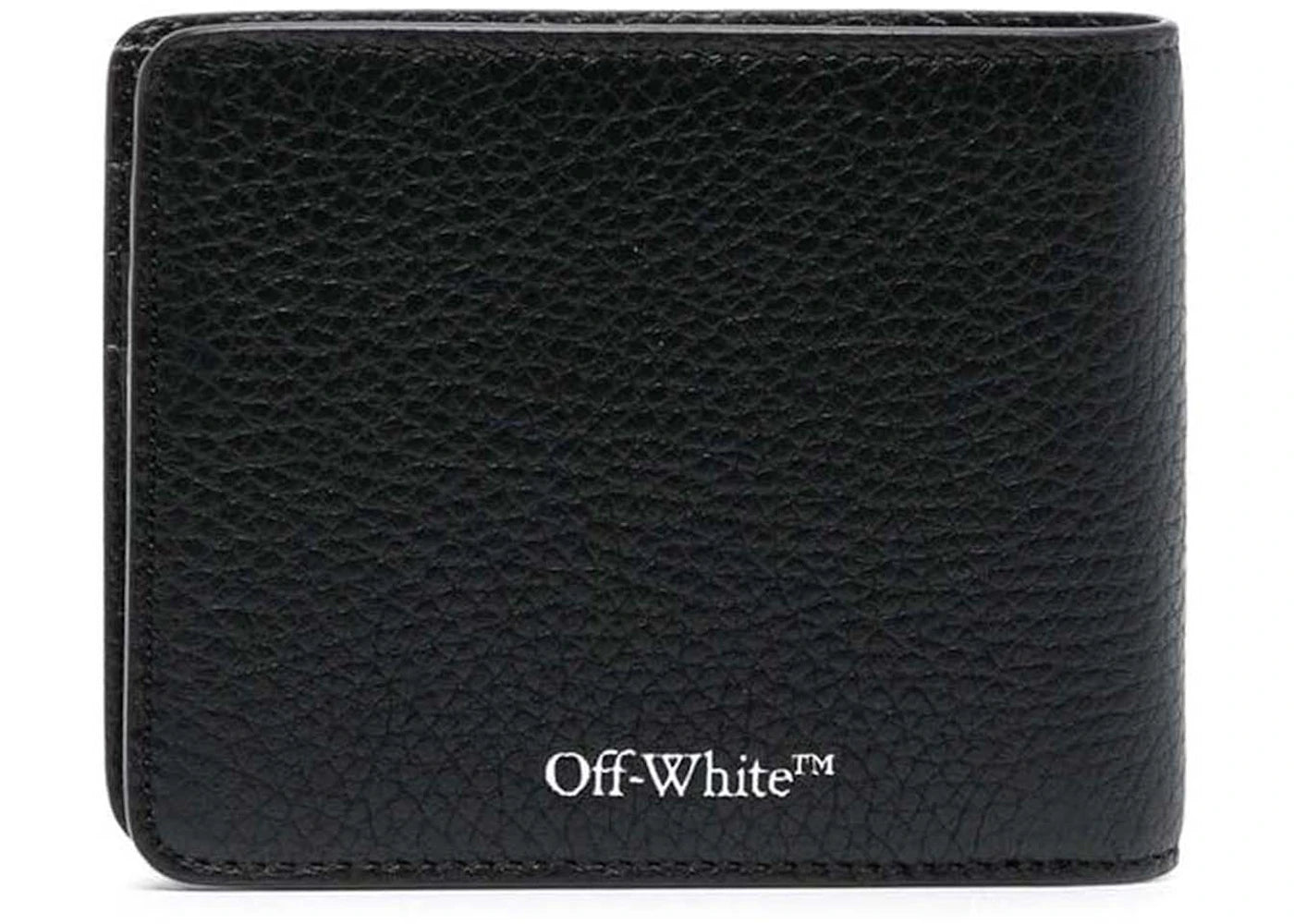 OFF-WHITE Diag Stripe Bi-Fold Wallet Black