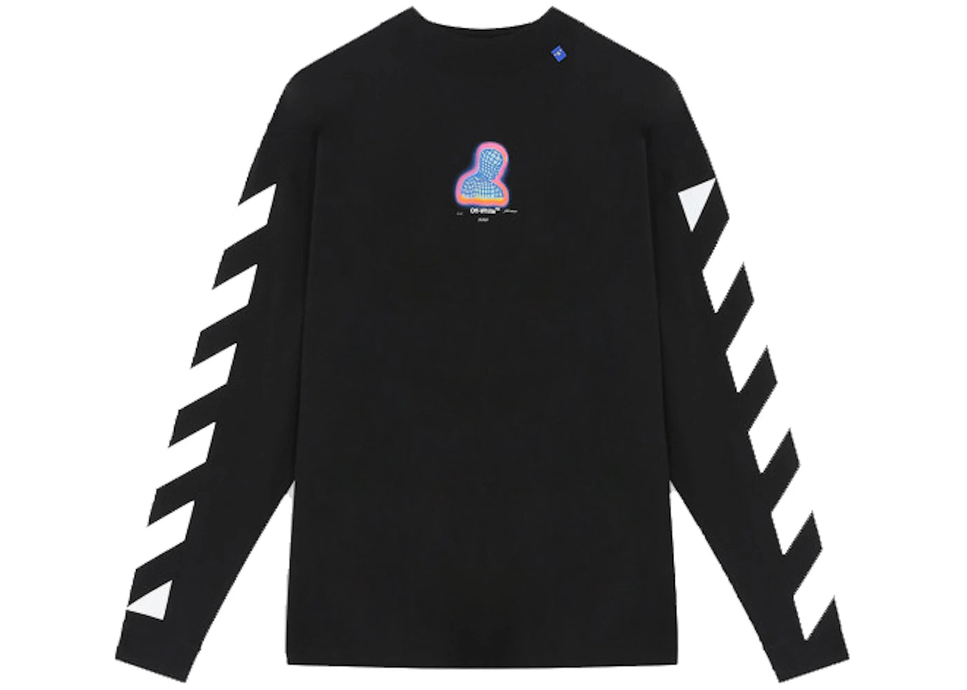 OFF-WHITE Diag Thermo Long Sleeve T-shirt Black/Multicolor