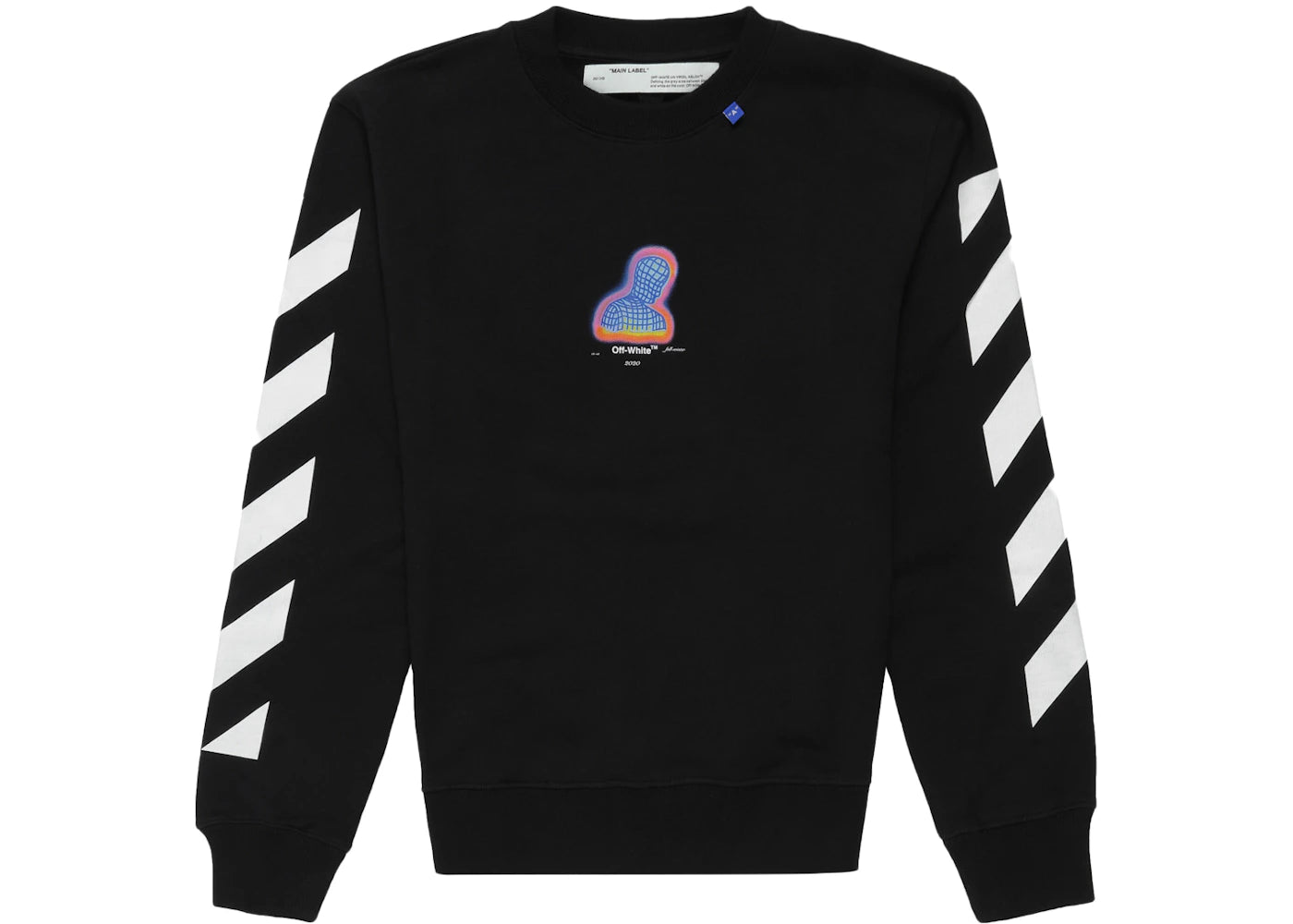 OFF-WHITE Diag Thermo Sweatshirt Black/Multicolor