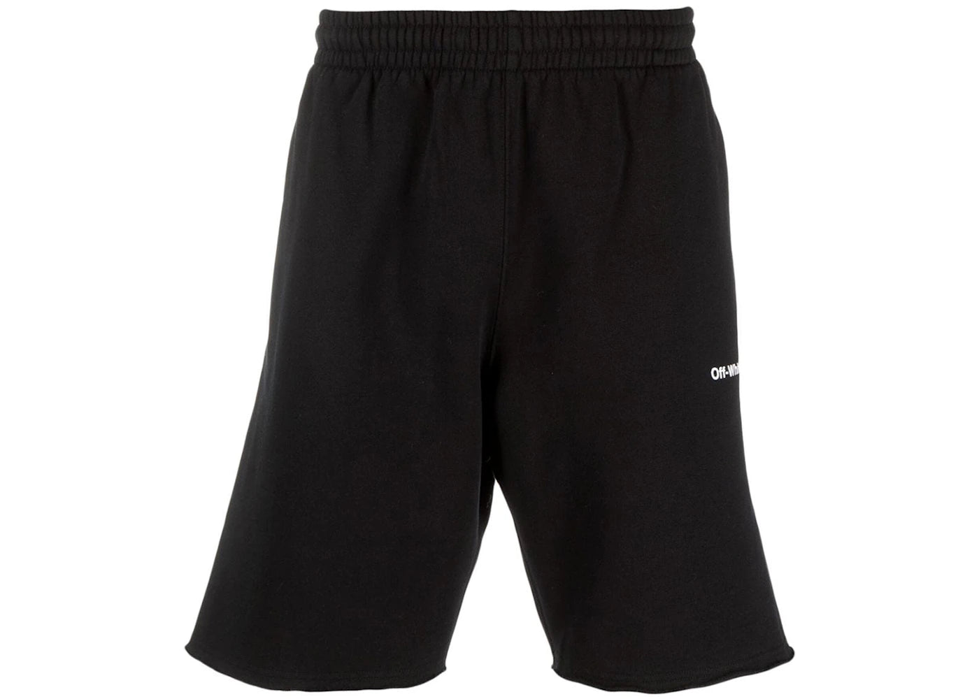 OFF-WHITE Diagonal Helvetica Shorts Black/White