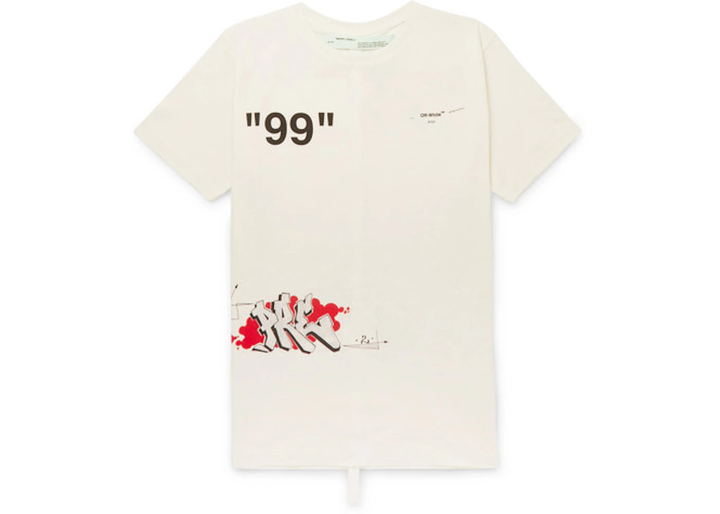 OFF-WHITE Dondi White Print T-shirt Mutlicolor