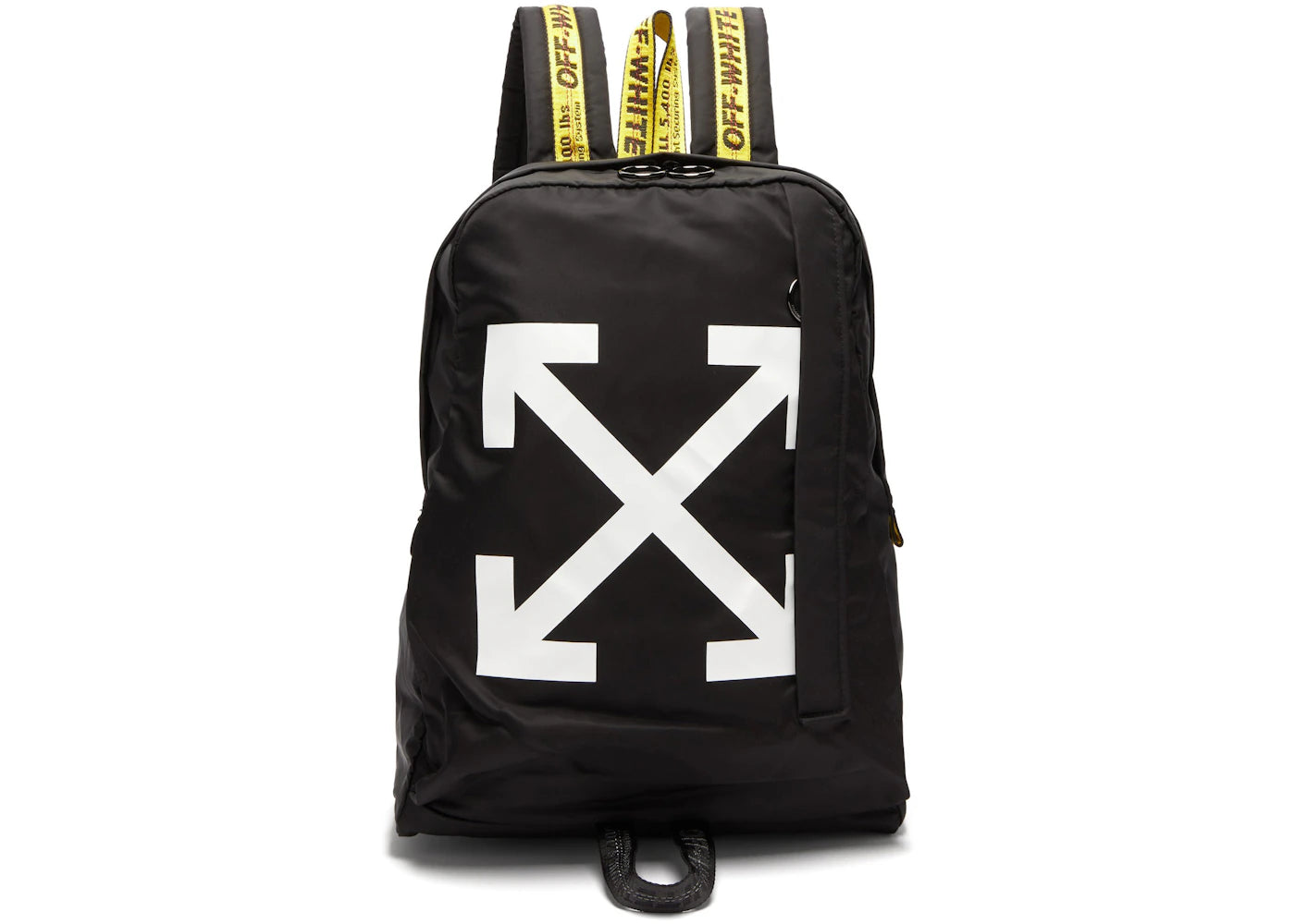 OFF-WHITE Easy Backpack Black White Yellow