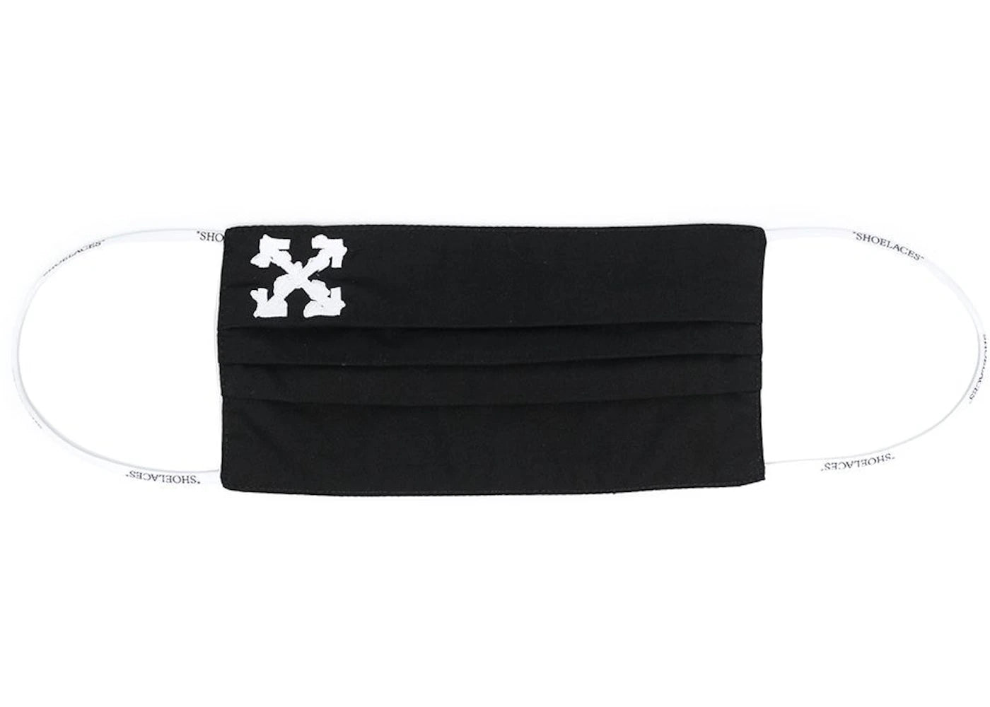 OFF-WHITE Embroidered Arrows Mask/Bag Black/White