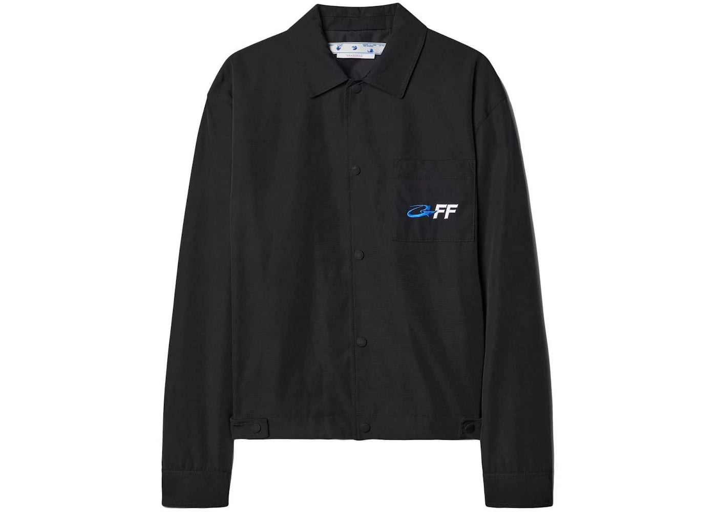 OFF-WHITE Exact Opp-Print Shirt Jacket Black