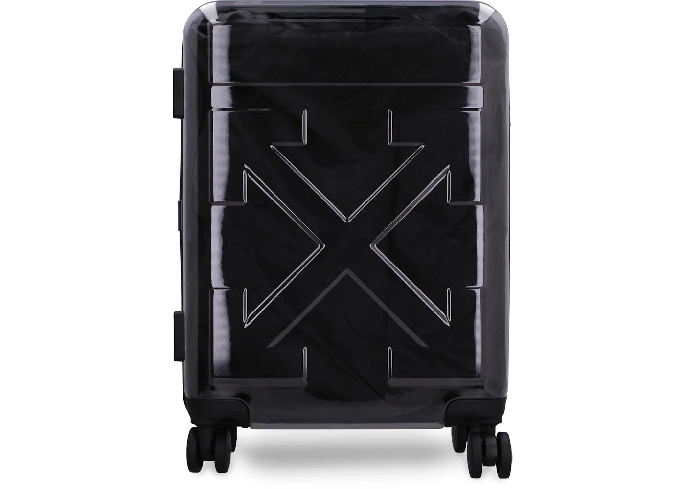 OFF-WHITE "FOR TRAVEL" Quote-Motif Luggage Translucent