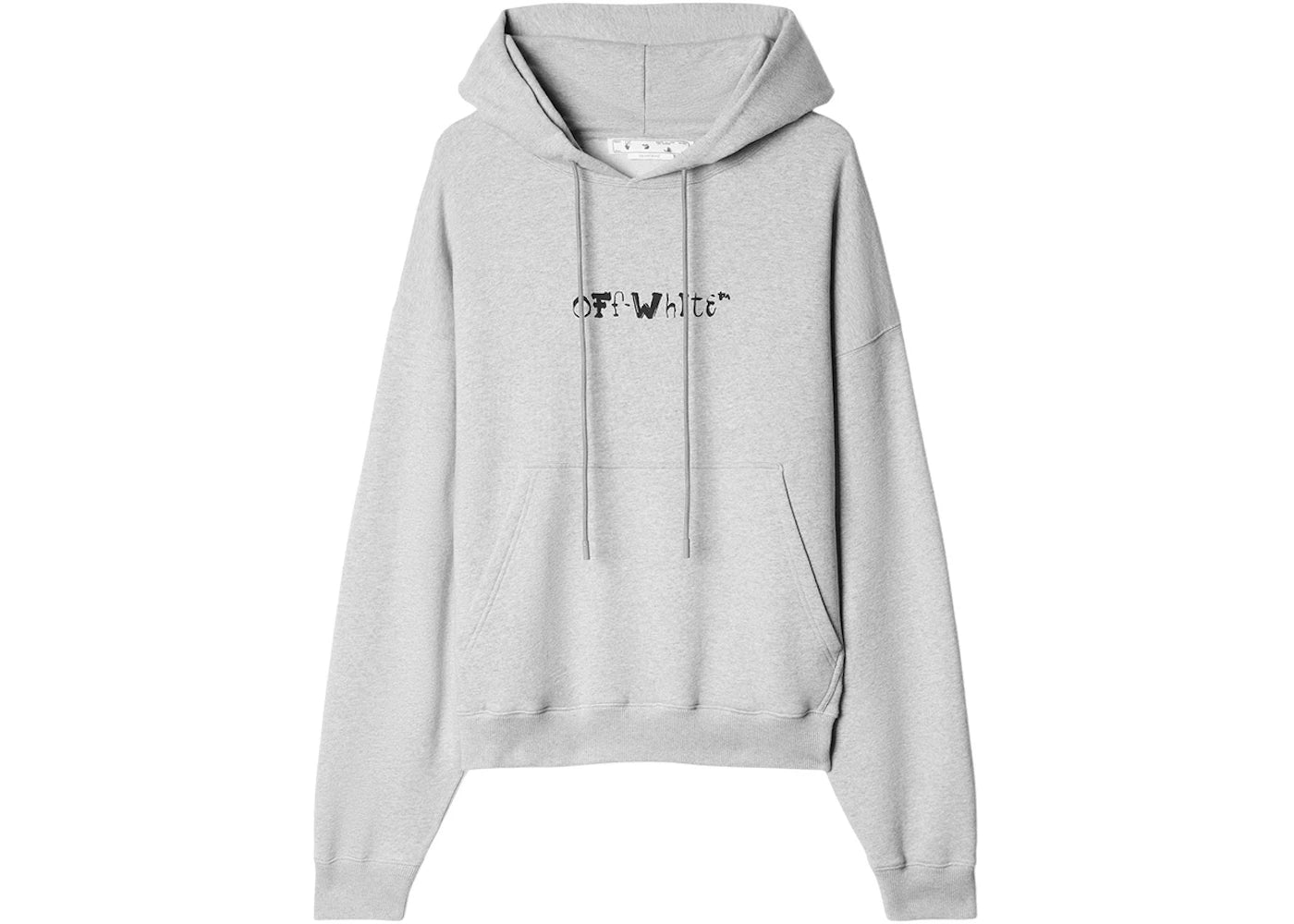 OFF-WHITE Faces Skate Hoodie Grey/Black