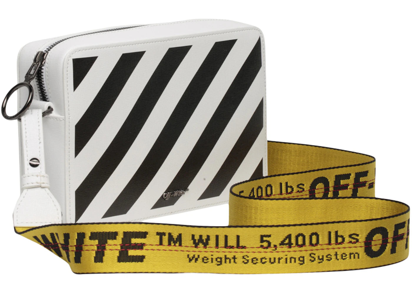 OFF-WHITE Fannypack Diag White Black Yellow