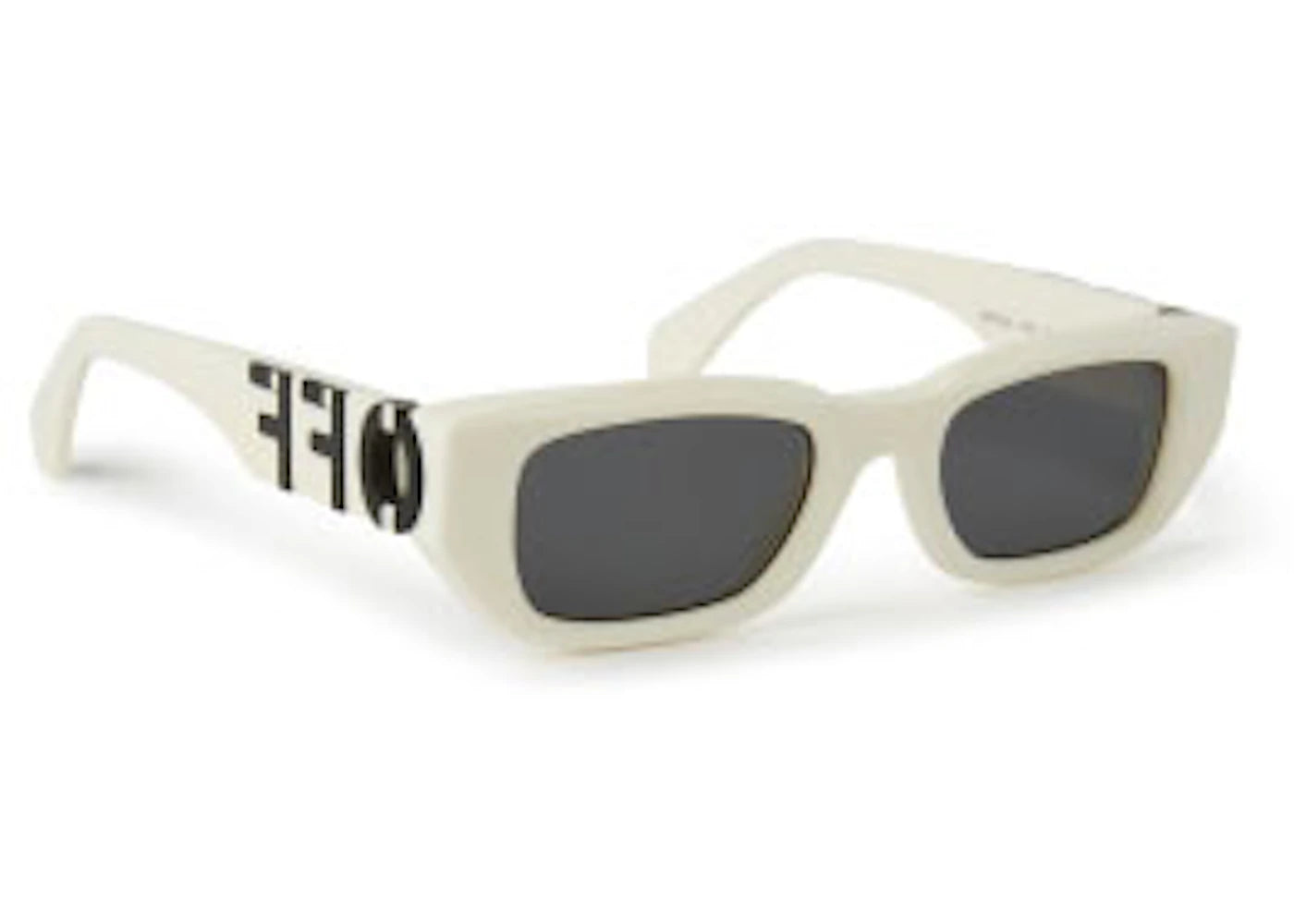 OFF-WHITE Fillmore Square Sunglasses White/Dark Grey (OERI124S24PLA0010107-FR)