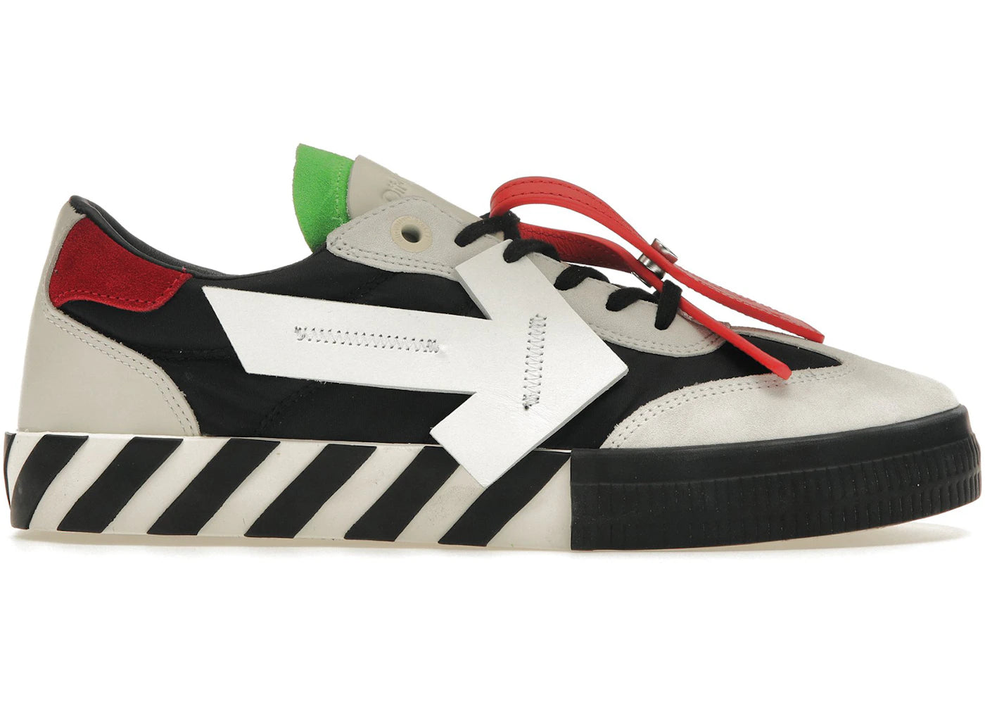 OFF-WHITE Floating Arrow Vulcanized Low Black Green Red