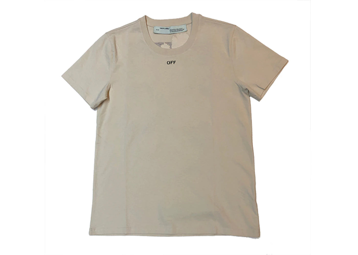 OFF-WHITE Floral Arrows Logo Tee Tan