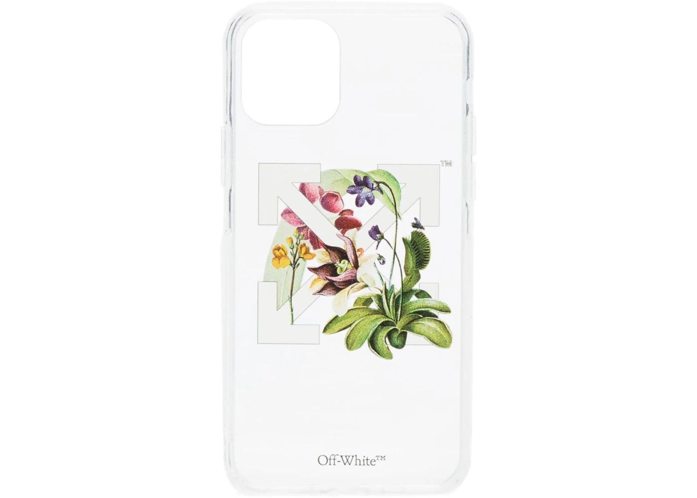 OFF-WHITE Flower Arrows iPhone 11 Pro Case Transparent/White