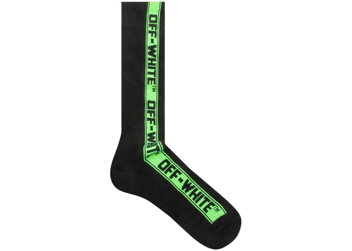 OFF-WHITE Fluo Industrial Belt Socks Black