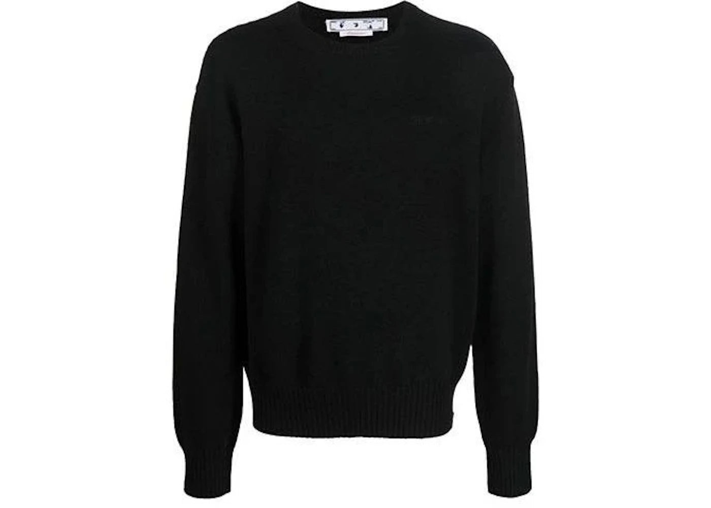 OFF-WHITE For All Knit Wool Crewneck Black