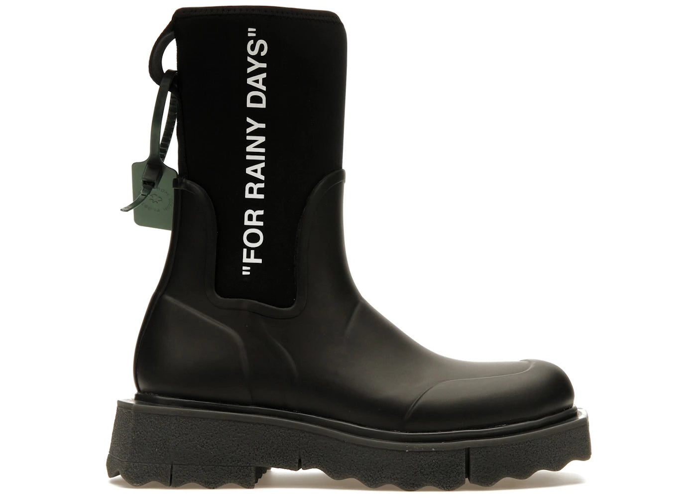 OFF-WHITE For Rainy Days Rain Boot Black (Women's)