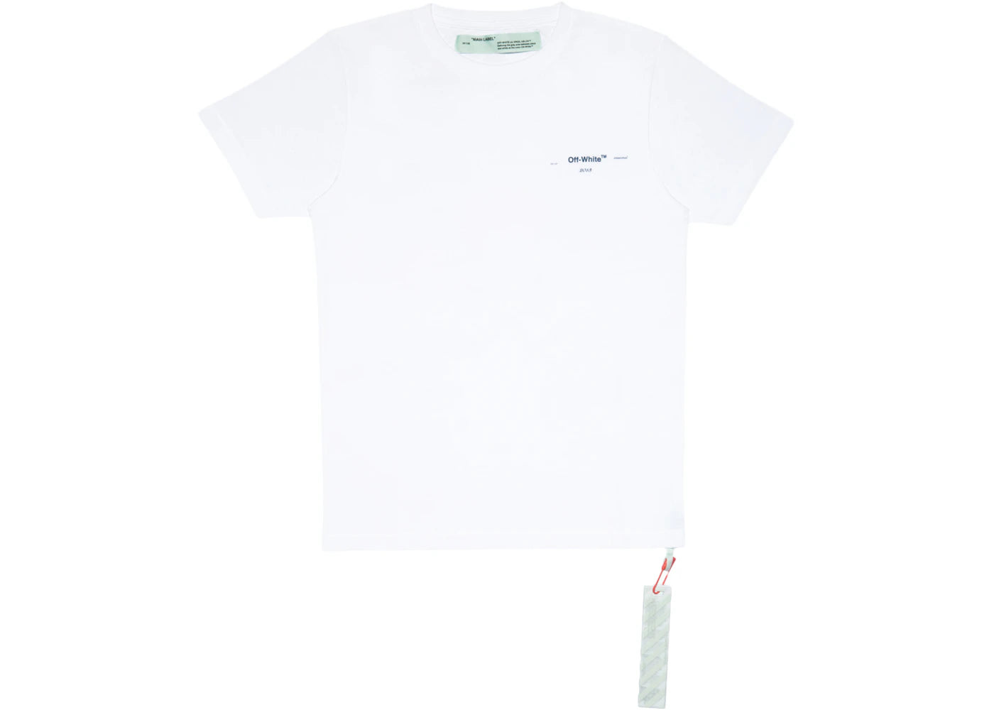 OFF-WHITE Gente Roma Graphic Water T-shirt White/Multicolor