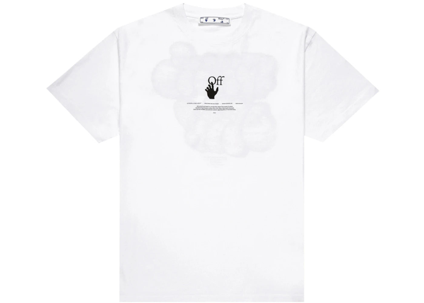 OFF-WHITE Graff S/S Over Tee White/High Rise