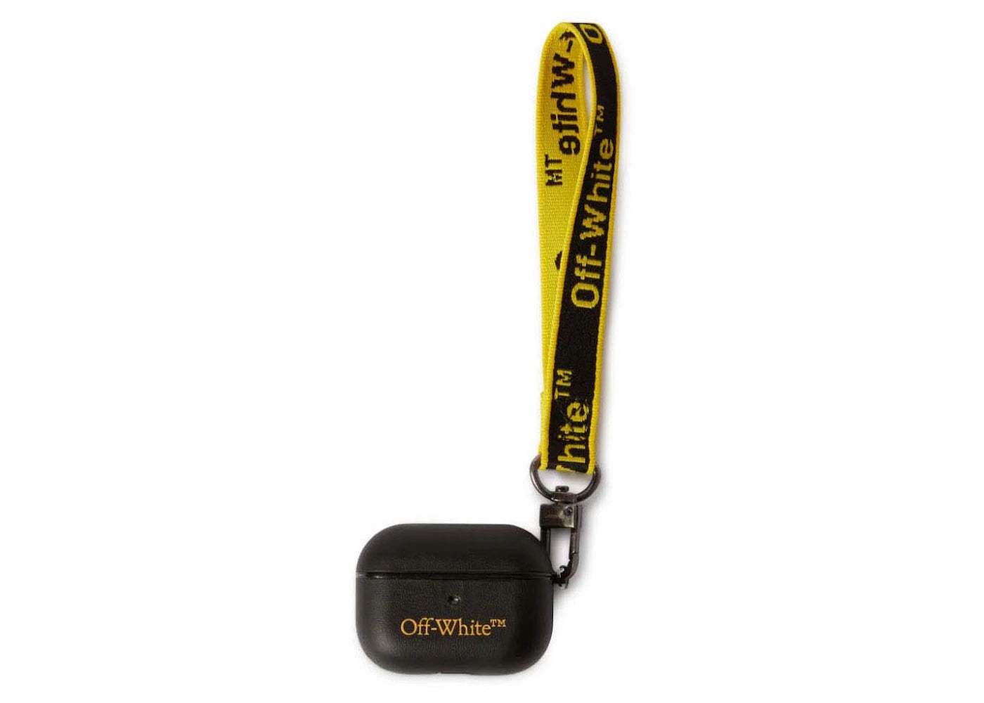 OFF-WHITE Graphic Belt Airpods Pro Cover Black