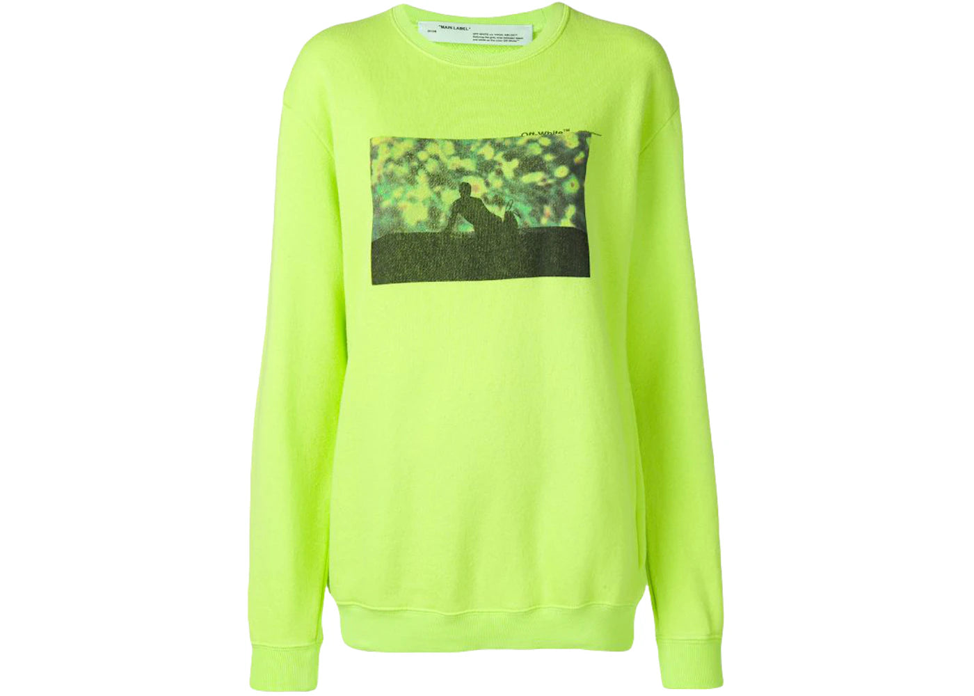 OFF-WHITE Graphic Sweatshirt Green/Black